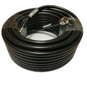 Коаксиальный кабель RG-8 AvengeAngel-10, 20 м, N-TYPE-QMA КОМПЛЕКТ (с двух кабелей по 20 метров)