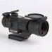 Коліматорний приціл Holosun Tube HS406C 2 MOA с солнечной батареей на Weaver 