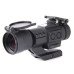 Коліматорний приціл Holosun Tube HS406C 2 MOA с солнечной батареей на Weaver 