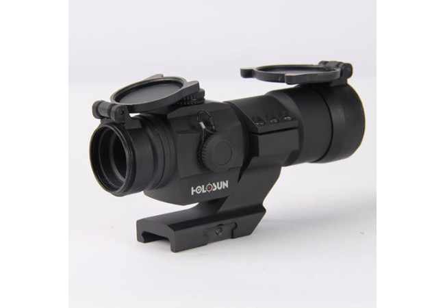 Коліматорний приціл Holosun Tube HS406A 2 MOA на Weaver 