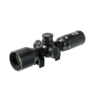 Оптичний приціл VEBER BLACK FOX 3-9х42 RG MD с кольцами на Weaver