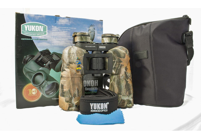 Бінокль YUKON 10x50 WA Woodworth