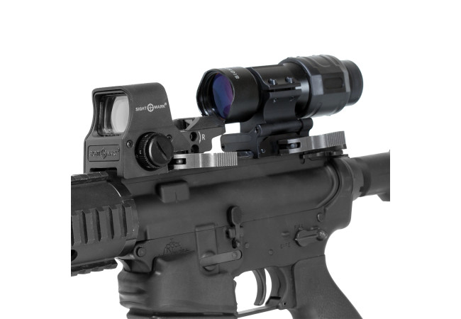 Збільшувач Sightmark 3x Tactical Magnifier швидкознімний сумісний з EOTech та Aimpoint (SM19037)