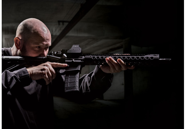 Коліматорний приціл Sightmark Ultra Shot Plus быстросъемный 4 типа MOA (SM26008)