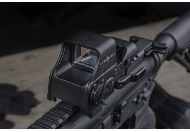 Коліматорний приціл Sightmark Ultra Shot Plus быстросъемный 4 типа MOA (SM26008)