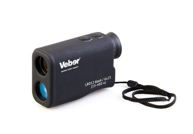 Лазерний дальномір Veber LR012/6*25 black (15-400м)