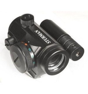Коллиматорный прицел Sturman 1X20 с лазерным целеуказателем на WEAVER