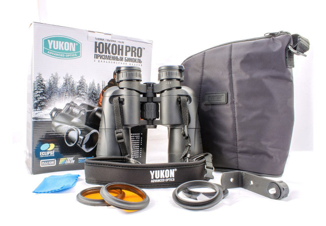Бінокль YUKON Pro 16x50 Светофильтр  