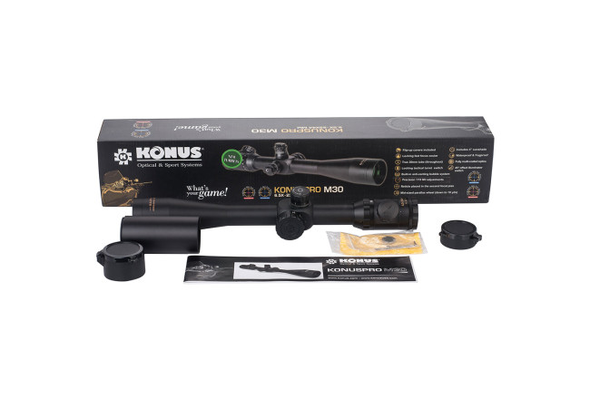Оптичний приціл Konus KonusPro M-30 6.5-25x44 Mil-Dot IR 