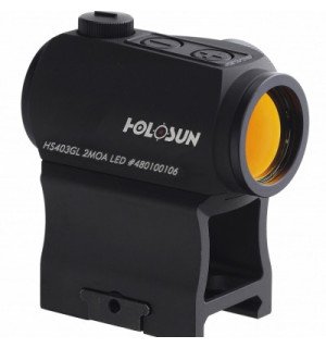 Коліматорний приціл Holosun Paralow HS403GL 2 MOA на Weaver
